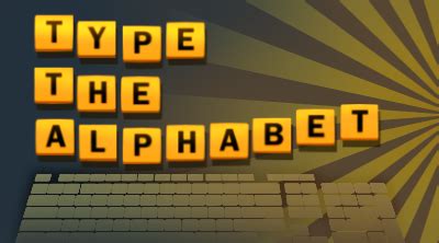 abcdefghijklmnopqrstuvwxyz game|Type the alphabet .